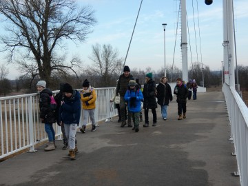 Spacer po Sieradzu w ramach Zimowego Ptakoliczenia 2025, 